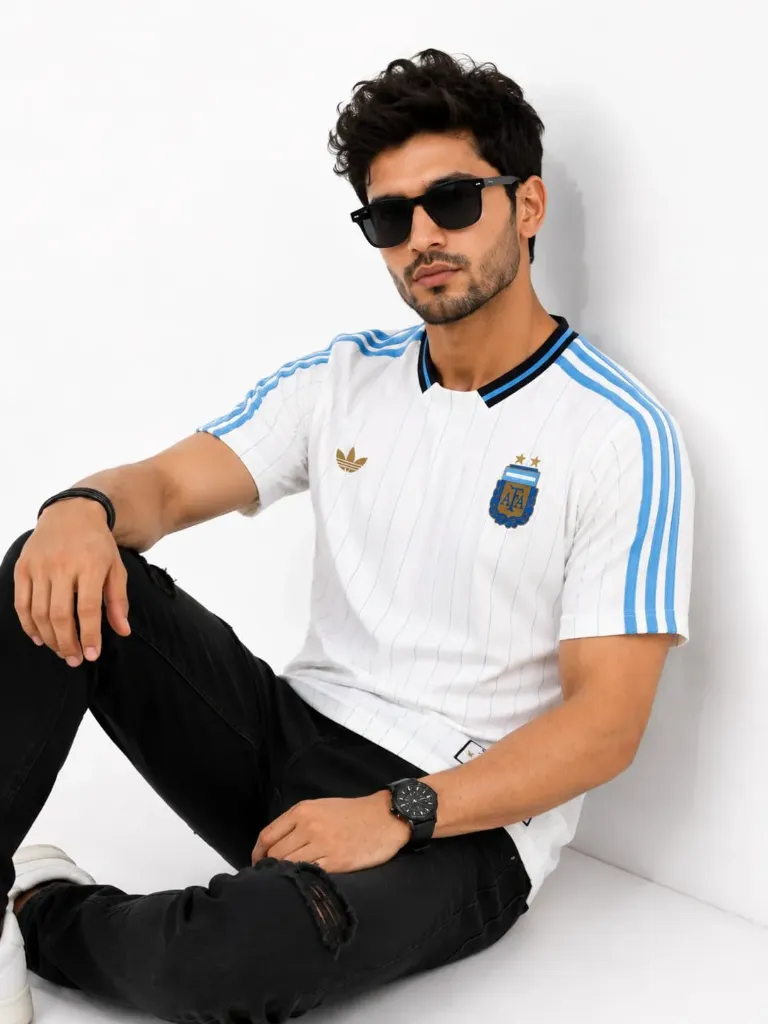 Mens Premium T-Shirt - Trace kit (Argentina)